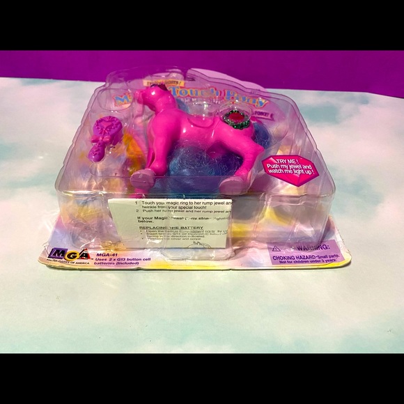 MAGIC TOUCH PONY VINTAGE 90s MAGIC JEWEL PONY JASMINE JEWELS LIGHT UP & BLINK - Picture 6 of 15